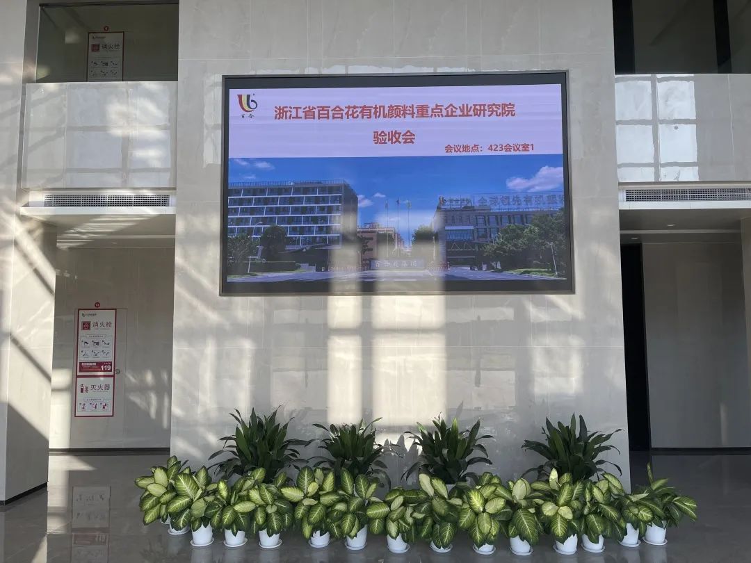 热烈庆祝浙江省百合花有机颜料重点企业研究院通过验收